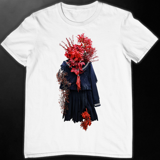 SH F TEE WHITE