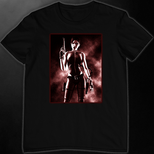LARA CROFT TEE BLACK