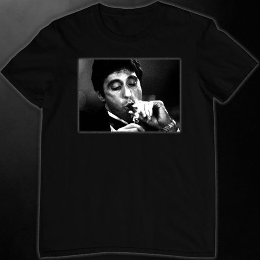 SCARFACE TEE BLACK